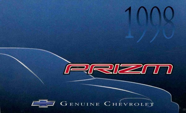 1998 Chevrolet Prizm Owner's Manual