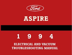 1994 Ford Aspire Wiring Diagrams Manual