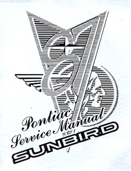 1987 Pontiac Sunbird Factory Shop Service Manual