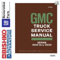 1968 GMC 1500-3500 Truck Shop Service Repair Manual PDF sample image