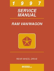 1997 Dodge Truck Ram Van, Ram Wagon Factory Shop Service Manual