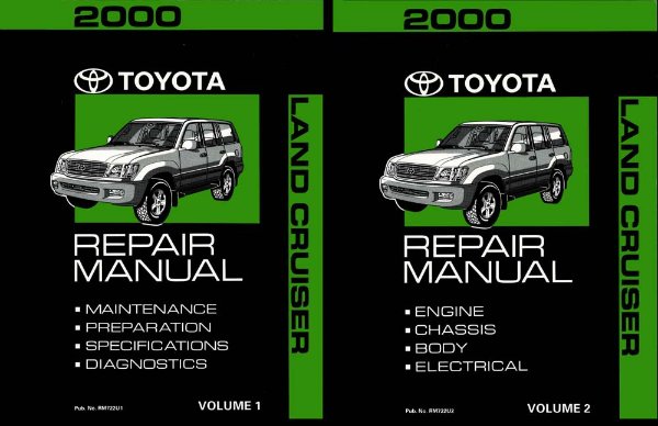 2000 Toyota Land Cruiser Factory Shop Service Manual