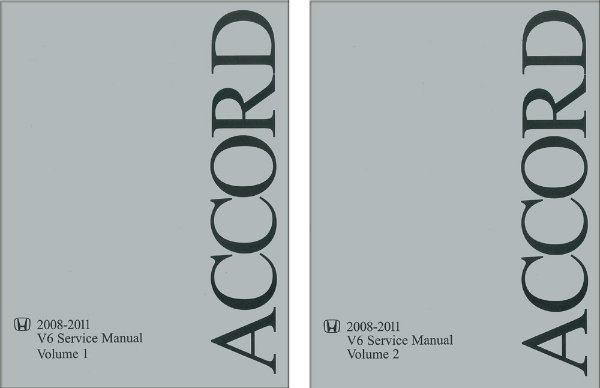 2008–2011 Honda Accord V6 Factory Shop Service Manual