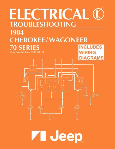 1984 Jeep Cherokee, Wagoneer Factory Shop Service Manual