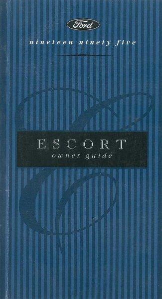 1995 Ford Escort Owner's Manual