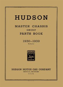 1930–1939 Hudson All Models Parts Book