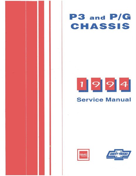 1994 Chevrolet Truck P Chassis Factory Shop Service Manual