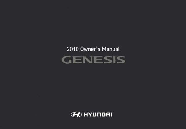 2010 Hyundai Genesis Owner's Manual