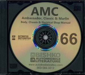 1966 AMC Ambassador, Classic, Marlin Factory Shop Service Manual