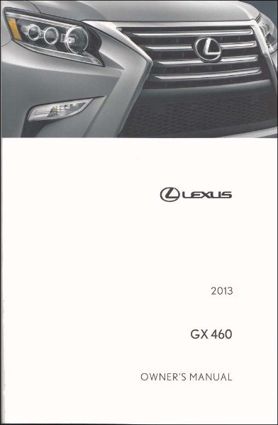 2013 Lexus GX 460 Owner's Manual
