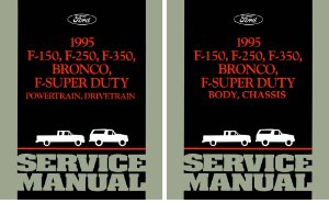 1995 Ford Truck F-150, F-250, F-350 Factory Shop Service Manual