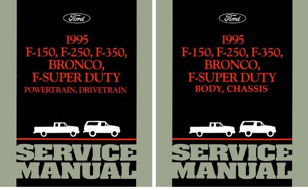1995 Ford Truck F-150, F-250, F-350 Factory Shop Service Manual
