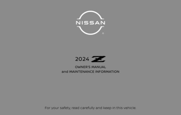2024 Nissan Z Owner's Manual