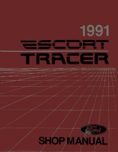 1991 Ford Escort, Tracer Factory Shop Service Manual
