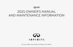 2021 Infiniti QX50 Owner's Manual