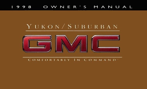 1998 GMC Yukon/Suburban Owner's Manual