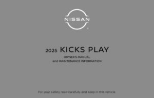 2025 Nissan Kicks Play Owner's Manual