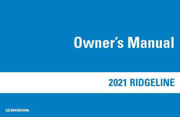 2021 Honda Ridgeline Owner's Manual