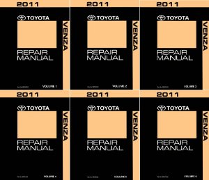 2011 Toyota Venza Factory Shop Service Manual