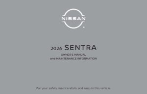 2026 Nissan Sentra Owner's Manual