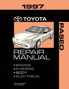 1997 Toyota Paseo Factory Shop Service Manual