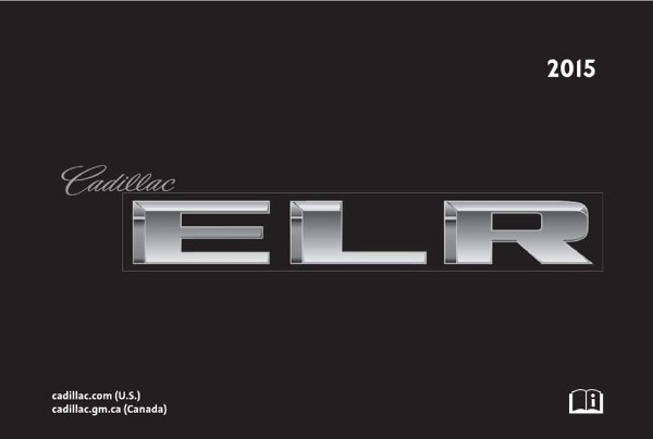 2015 Cadillac ELR Owner's Manual