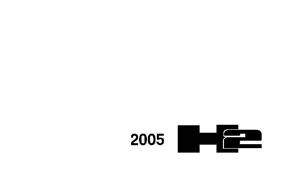 2005 GMC Hummer Owner's Manual