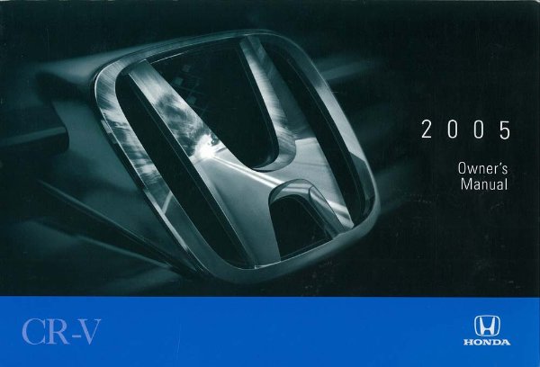 2005 Honda CR-V Owner's Manual