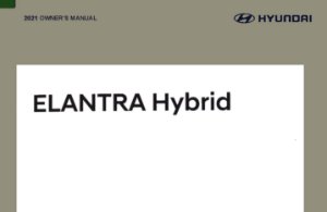 2021 Hyundai Elantra Hybrid Owner's Manual