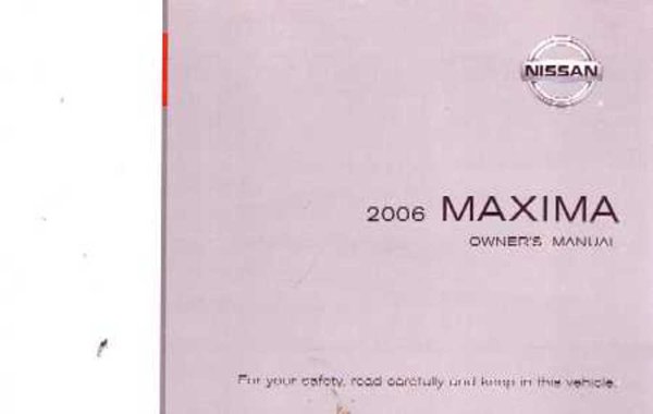 2006 Nissan Maxima Owner's Manual