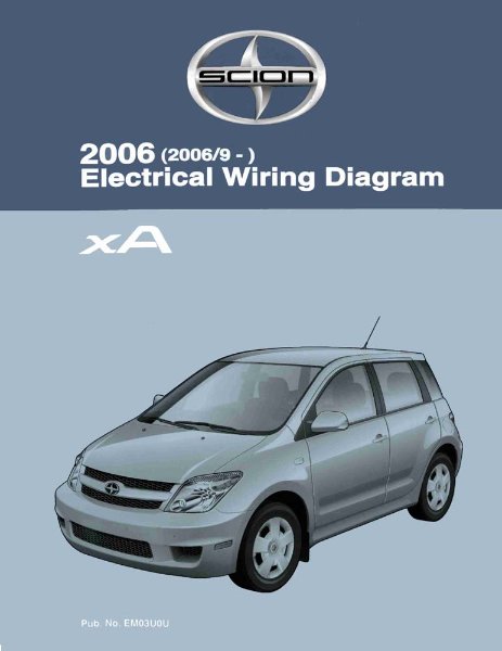 2006–2009 Scion xA Wiring Diagrams Manual