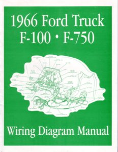 1966 Ford F-100 to F-750 Truck Wiring Diagrams Manual