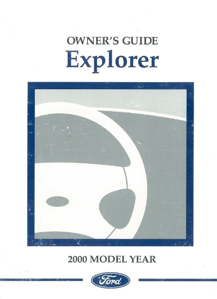 1996 Ford Explorer Owner's Manual