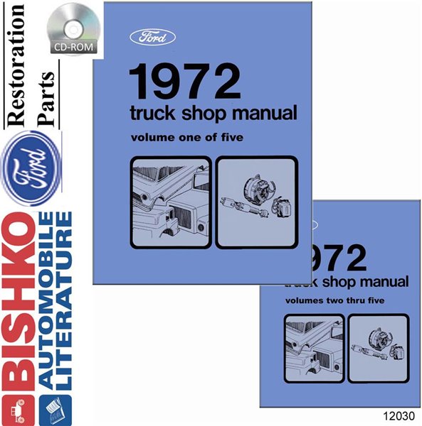 1972 Ford Truck Shop Service Repair Manual PDF