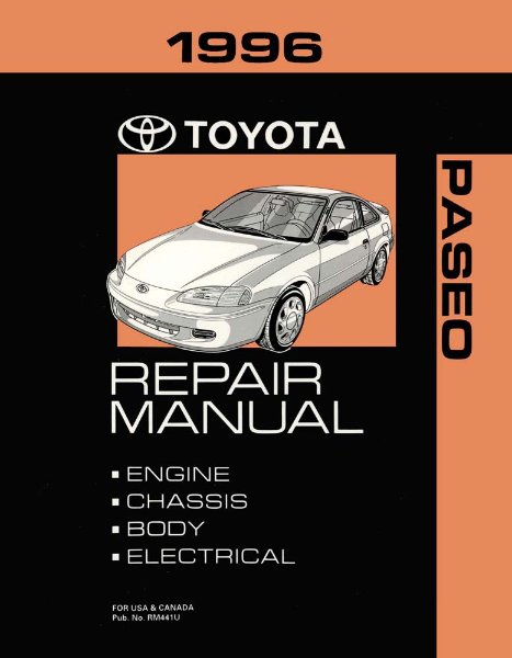 1996 Toyota Paseo Factory Shop Service Manual