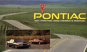 1991 Pontiac 6000 Owner's Manual