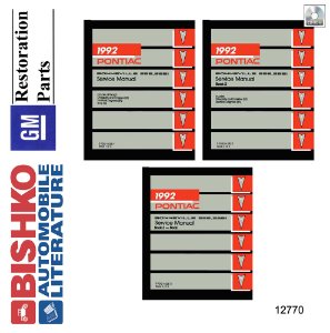 1992 Pontiac Bonneville SSE, SSEi Factory Shop Service Manual