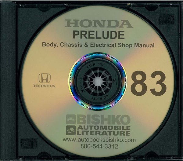 1983 HONDA PRELUDE Body, Chassis & Electrical Service Manual w/ETM Manual main image
