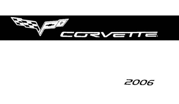2006 Chevrolet Corvette Owner's Manual