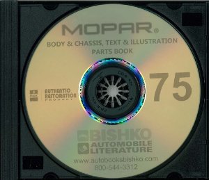 1975 Mopar Chrysler Dodge Plymouth Parts Numbers Book List PDF Interchange Images