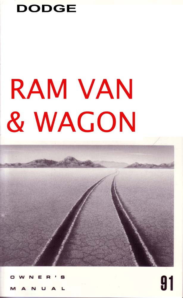 1991 Dodge Ram Van Owner's Manual
