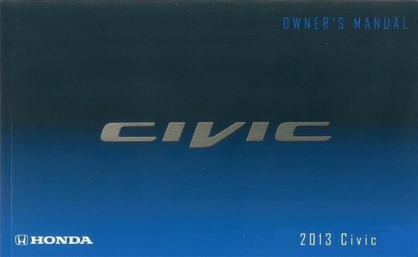 2013 Honda Civic Natural Gas Owner's Manual