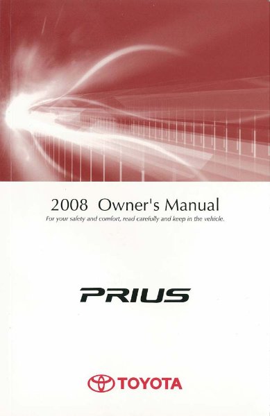 2008 Toyota Prius Owner's Manual