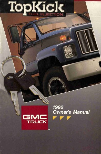 1992 GMC Topkick, Kodiak Owner's Manual