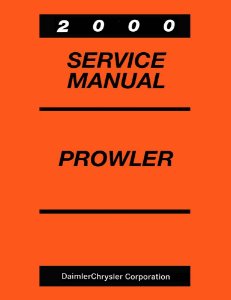 2000 Plymouth Prowler Factory Shop Service Manual