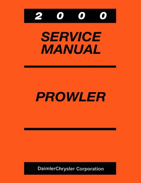 2000 Plymouth Prowler Factory Shop Service Manual