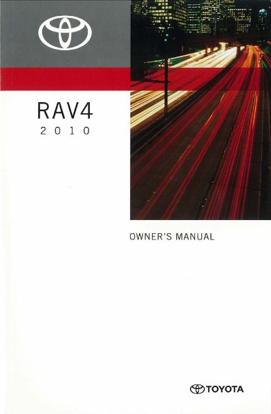 2010 Toyota Rav4 Owner's Manual