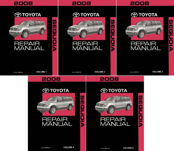 2008 Toyota Sequoia Factory Shop Service Manual
