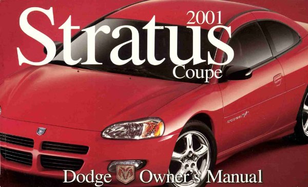 2001 Dodge Stratus Coupe Owner's Manual
