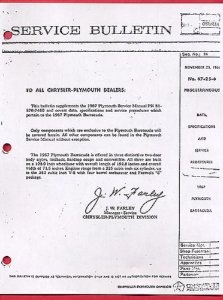 1967 Plymouth Barracuda Factory Shop Service Manual